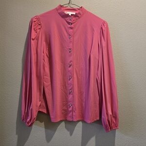 NWOT Jude Connally Shirt in Pink Sz S